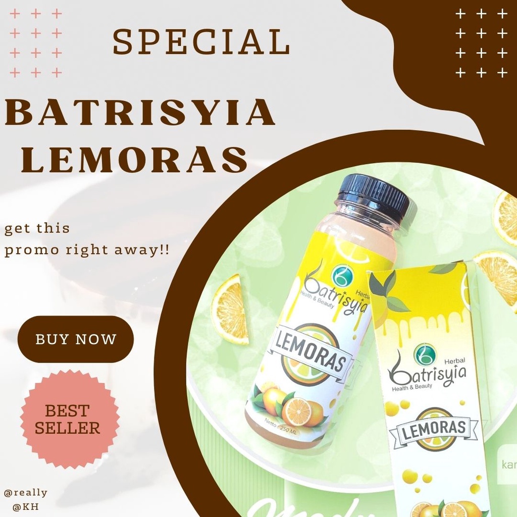 

❤Lemoras Original❤Batrisyia Herbal Lemoras Sari Buah Lemon||Minuman Nutrisi Diet Detox Pelangsing Alami