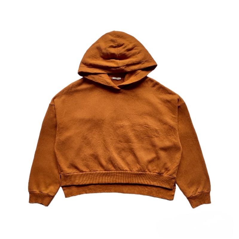 Hoodie Crop GU Uniqlo Basic