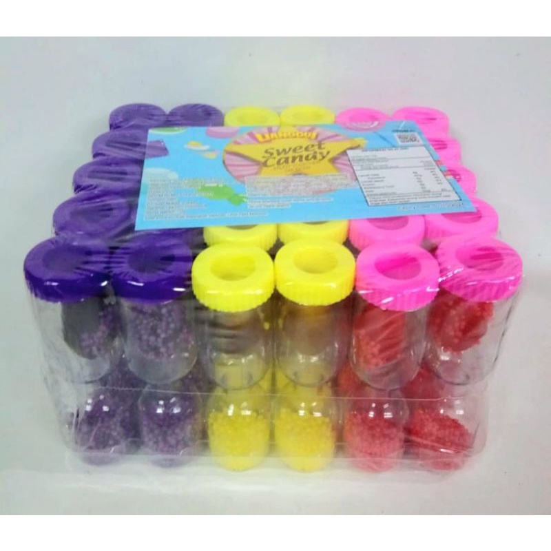 

Permen Cemilan Snack Jam Pasir Hourglass Waktu Mainan Anak Murah (isi 30 pcs)