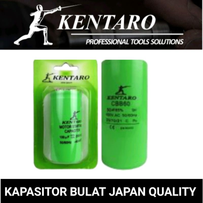 Kapasitor bulat 75-500mf kentaro Japan quality