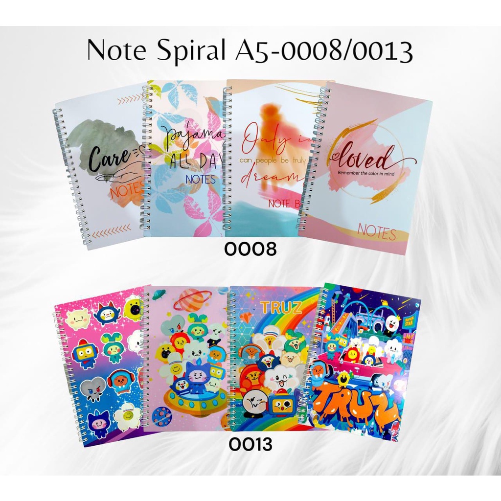 

Note Spiral A5 / Notebook / Buku Harian