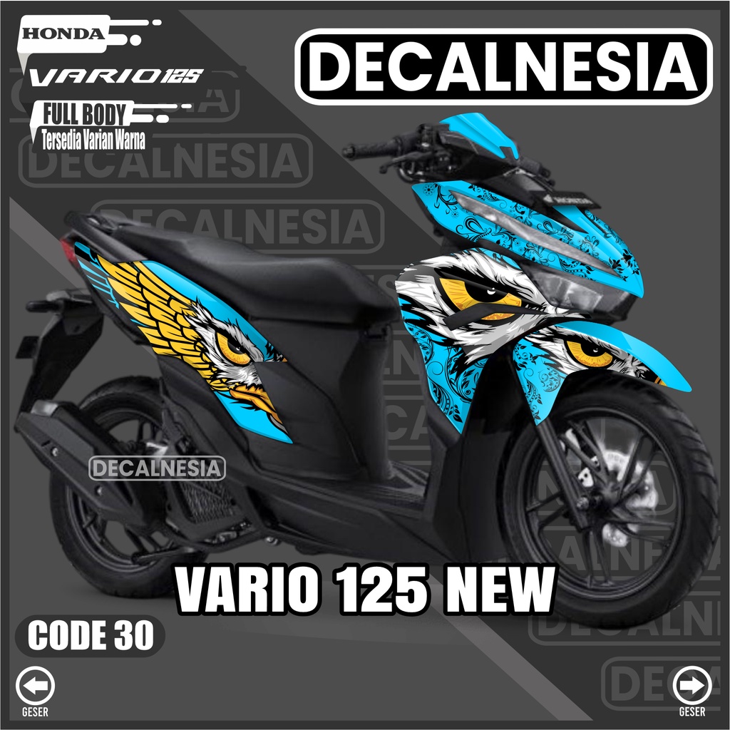 Stiker Decal Vario 125 New 2022 2023 Full Body Sticker CBS ISS SP Motor Honda Variasi Modifikasi Rac