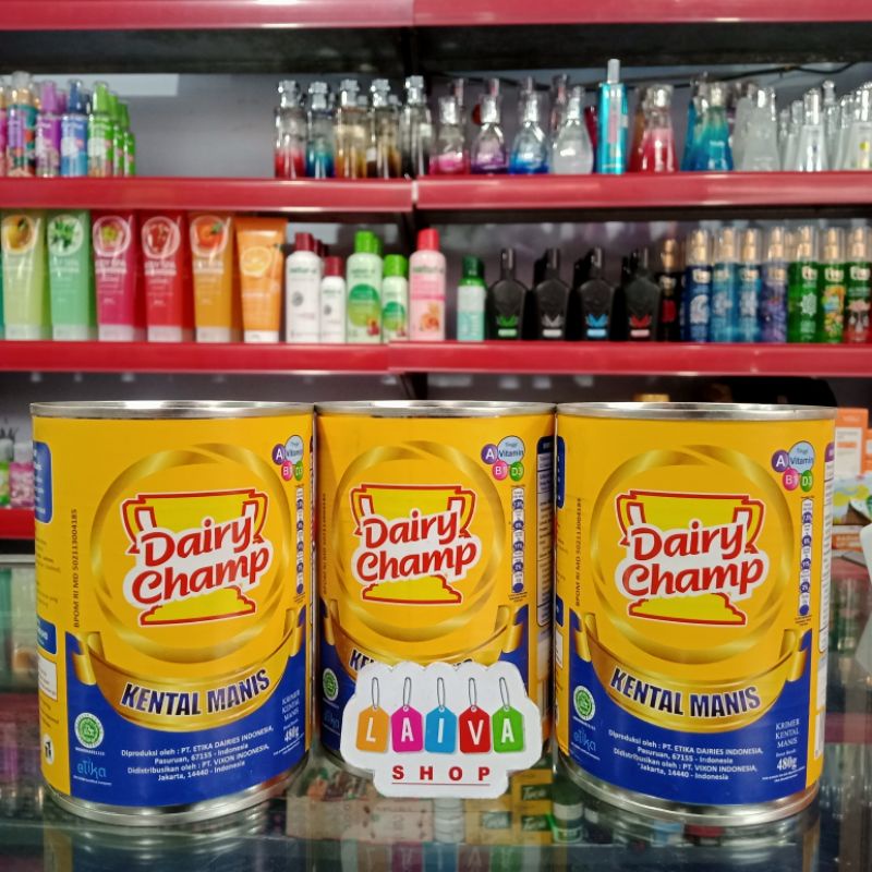 

Susu Kental Manis Dairy Camp kemasan kaleng 480g