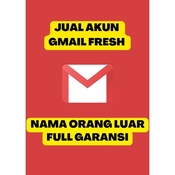 akun gmail fresh bergaransi