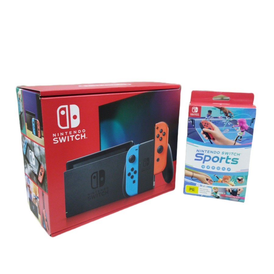 Nintendo Switch Console New V2 HAC -001 Bundle Sports