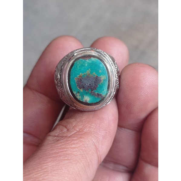 pirus persia jaminan asli dim 15 mm hijau tua lawasan