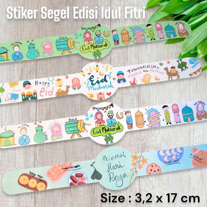 

(Isi 3) Sticker Segel Toples Edisi Lebaran Idul Fitri Eid Mubarak Ramadhan Kareem