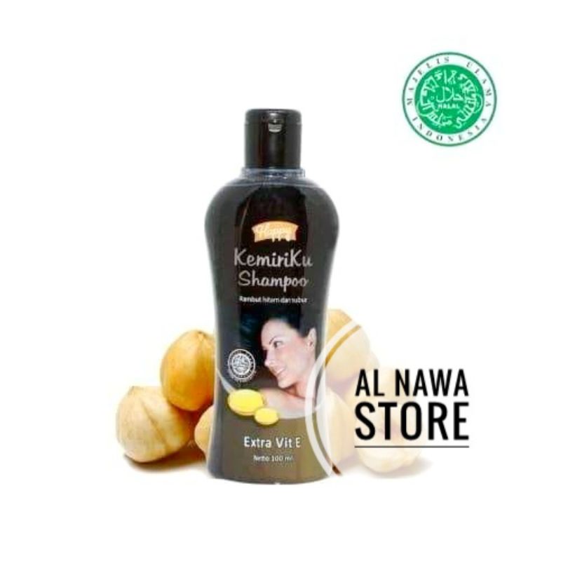 Shampoo Happy Kemiriku Shampoo Kemiriku Penghitam Rambut Anti Uban Penumbuh Rambut Penebal Rambut Me