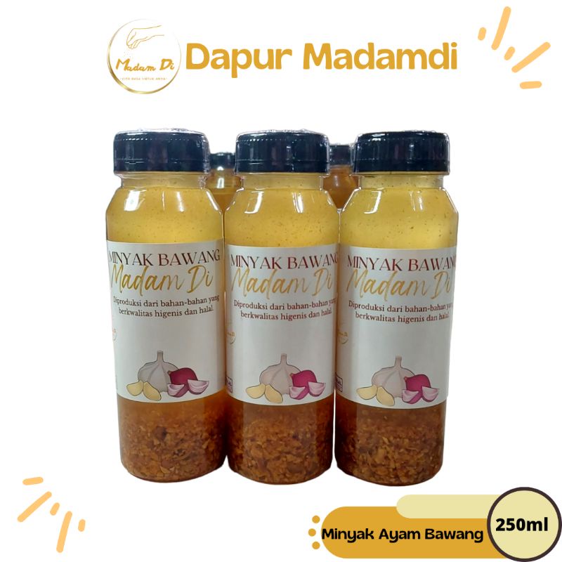 

Madam Di Minyak Ayam Bawang 250 garlic Chicken Oil