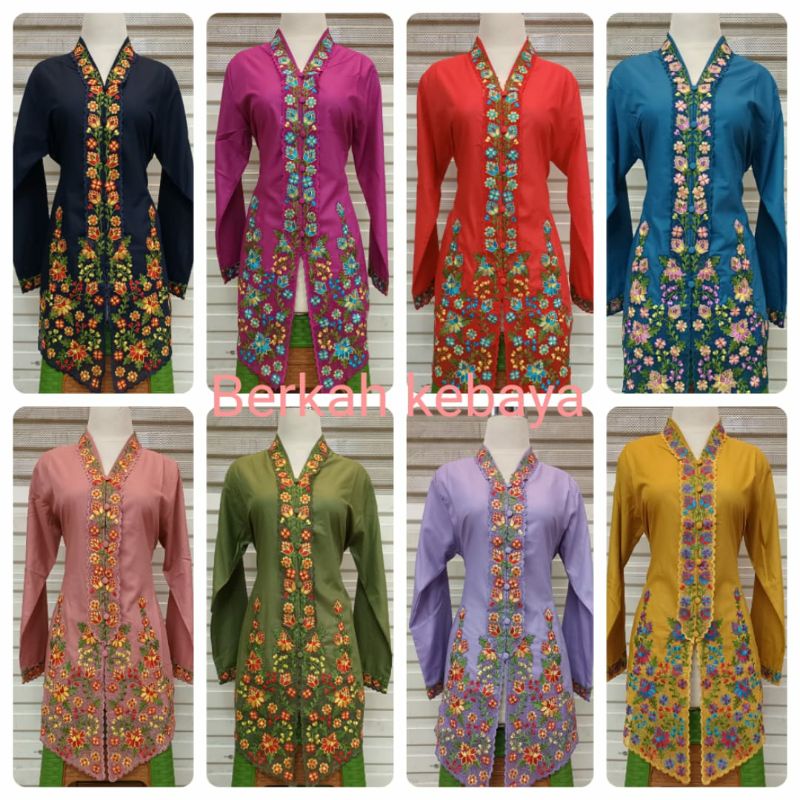 Kebaya Encim Modern Kebaya Encim Lengan Panjang Kebaya Encim Bordir Kebaya Encim Jumbo Kebaya Kartin