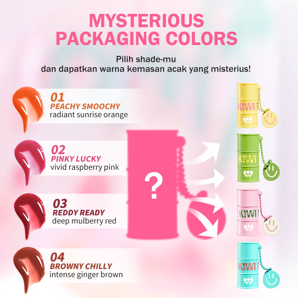 BNB BARENBLISS LIP TINT &amp; CHEEK KOREAN KIWI 2 IN 1 [SWEETSPACE]