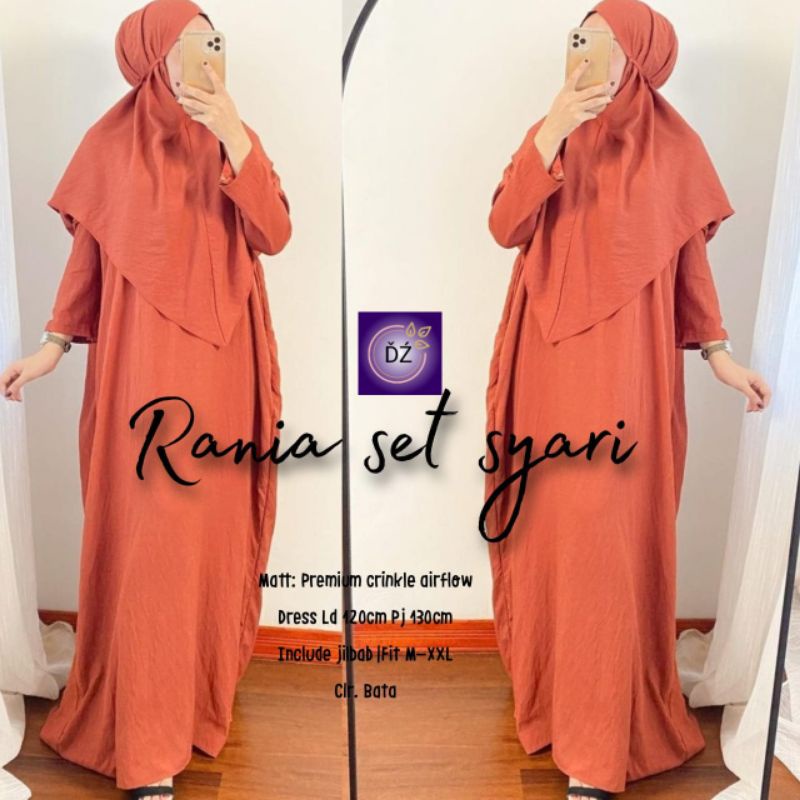 RANIA GAMIS SET SYARI TERBARU