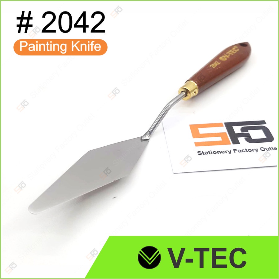

Painting Knife V-Tec Satuan - Pisau Palet Lukis No. 2042 - SFO Semarang Official