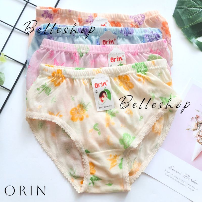 12 PCS CELANA DALAM WANITA ORIN GROSIR CELANA DALAM