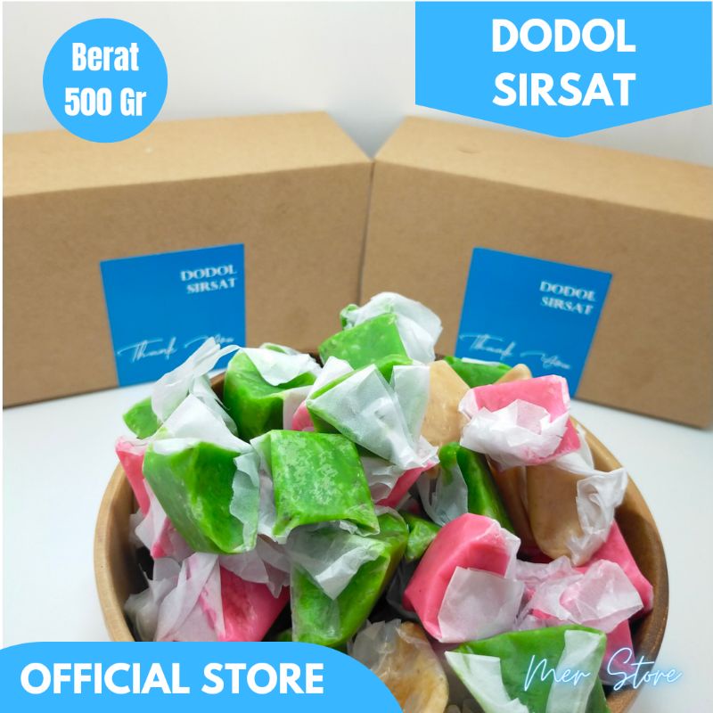 Dodol Sirsat 500gram/ oleholehjogja /merstore