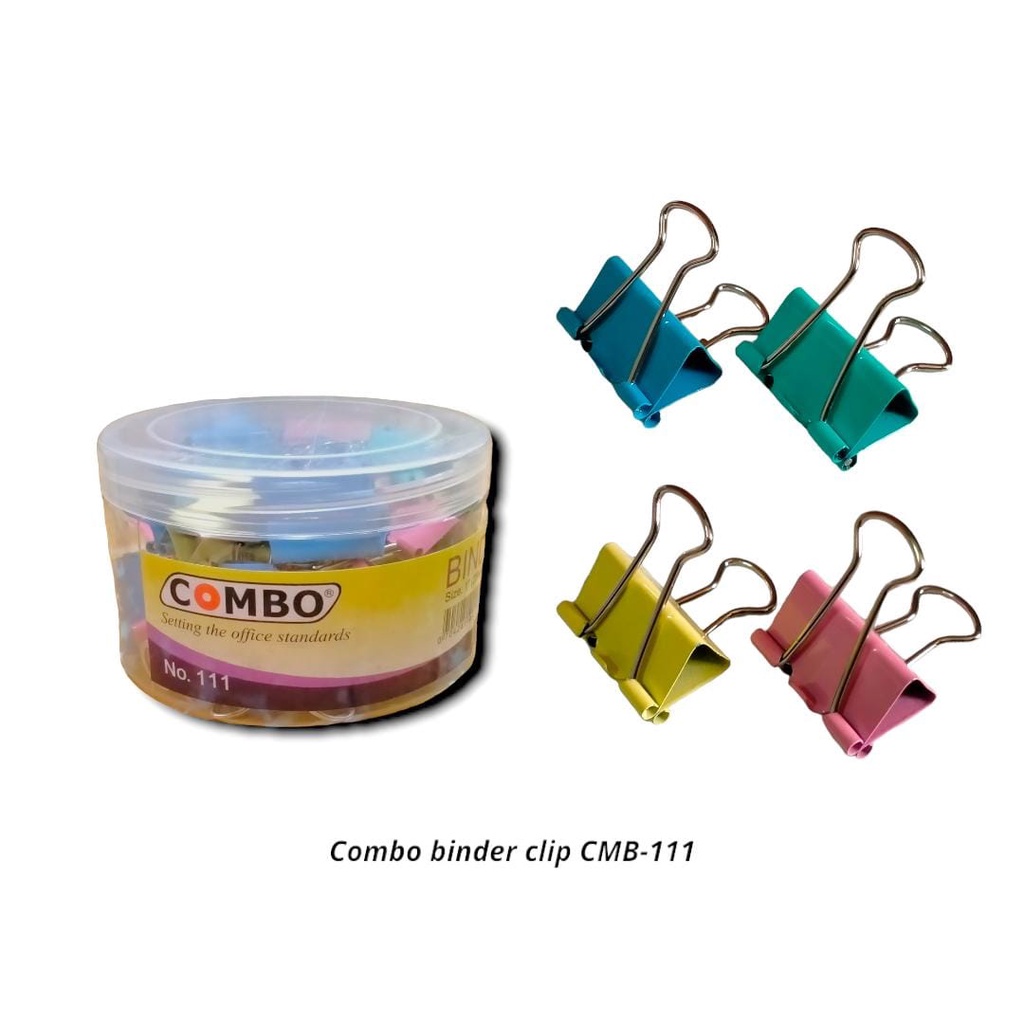 

KLIP PENJEPIT KERTAS WARNA COLOR BINDER CLIP KECIL NO. 111