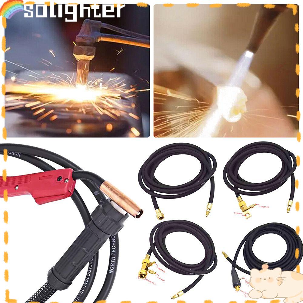 Solighter TIG Welding Cable Set Konsumsi Arc TIG Welder Aksesori Untuk WP18 Pendingin Air