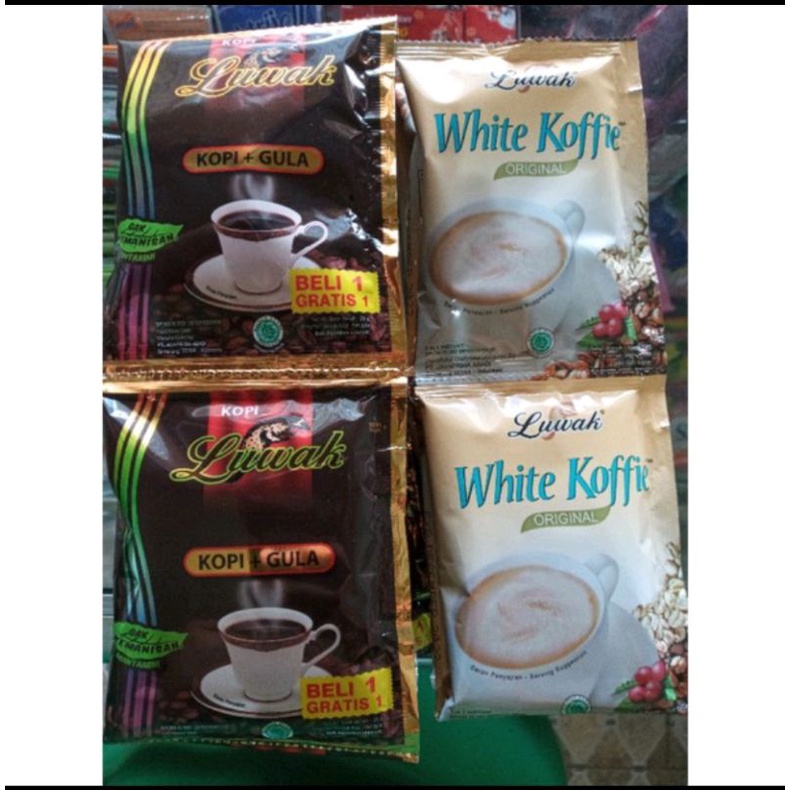 

What coffe renceng hitam dan putih+gula