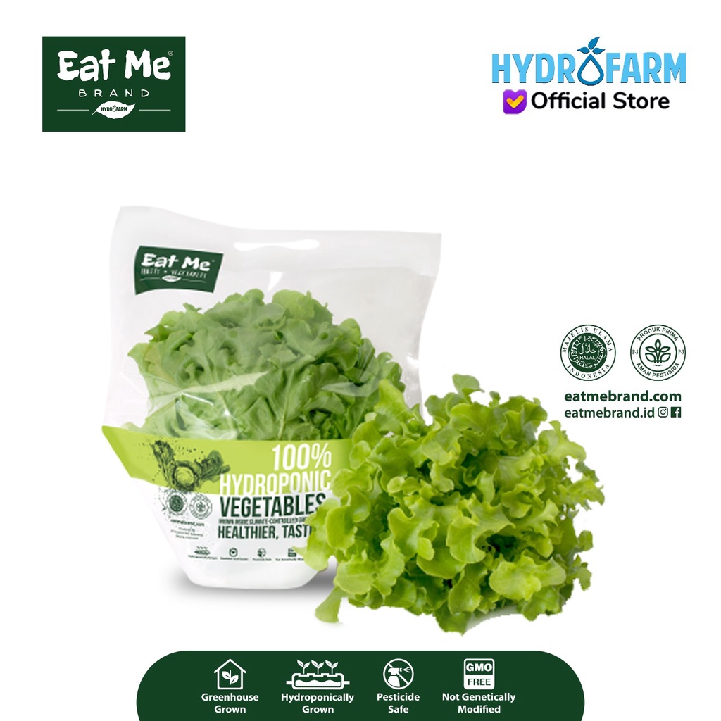 Eat Me Brand - Sayur Salad Green Oakleaf Hidroponik Perpack