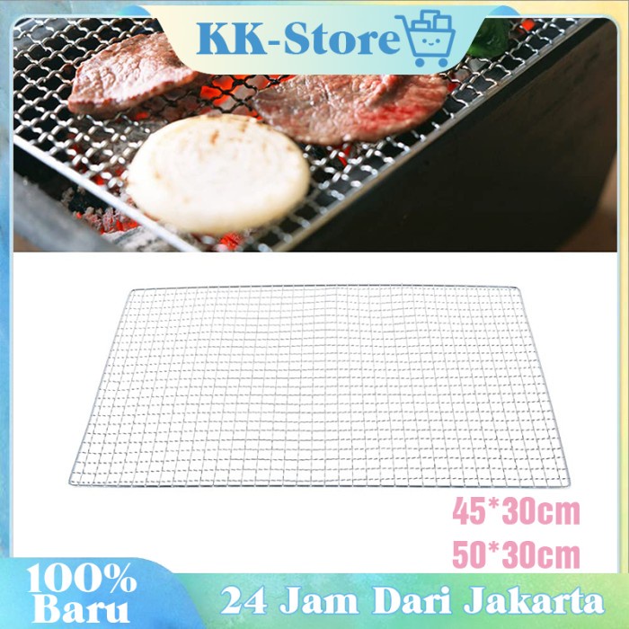 Griller Panggangan Kawat Stainless Jaring Panggangan Bbq Serbaguna Kawat Bbq