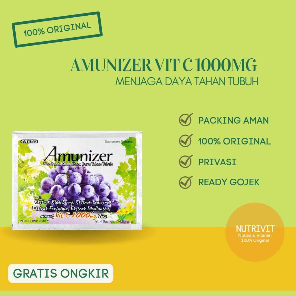 

Amunizer Dus (Isi 4 Sachet)