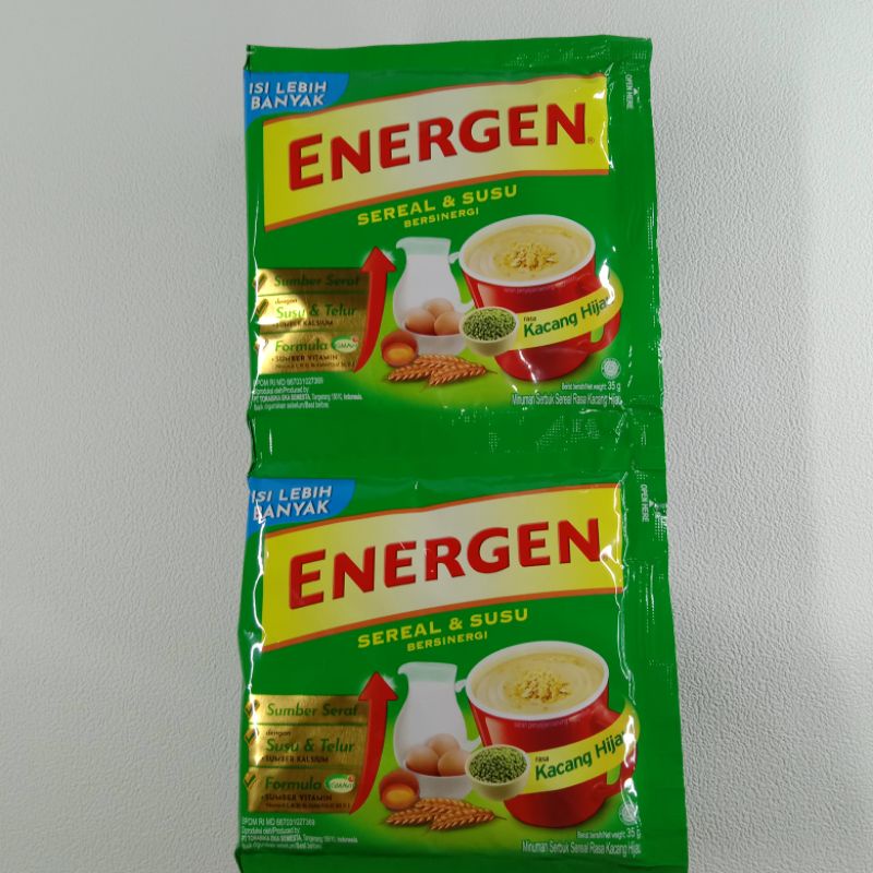 

Classica2106 Energen Kacang Hijau Sachet 35Gr Renteng Isi 10