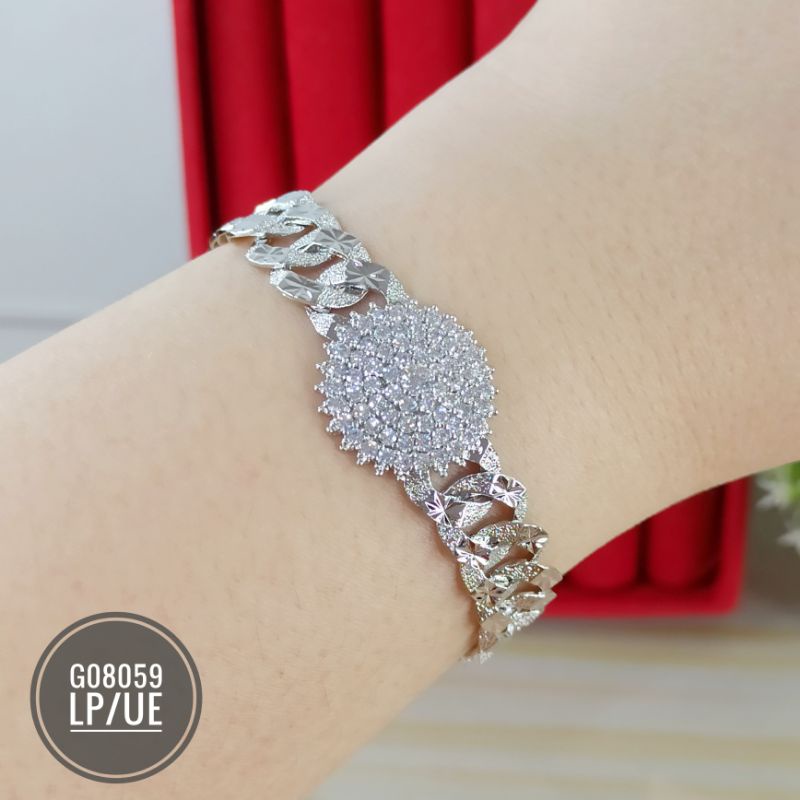 Gelang xuping rantai sisik naga permata zircon G08059