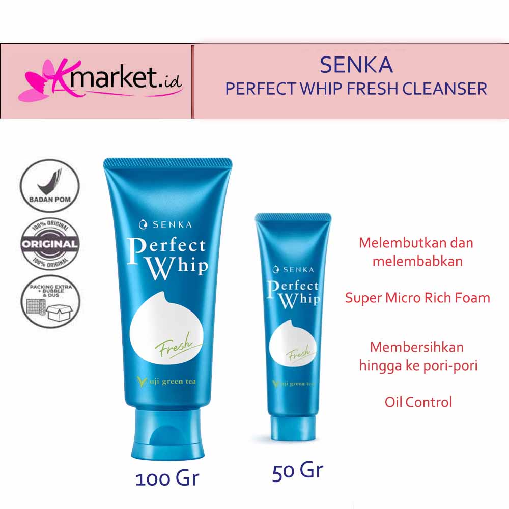 [BPOM] Senka Perfect Whip Fresh Anti Shine Cleansing Foam