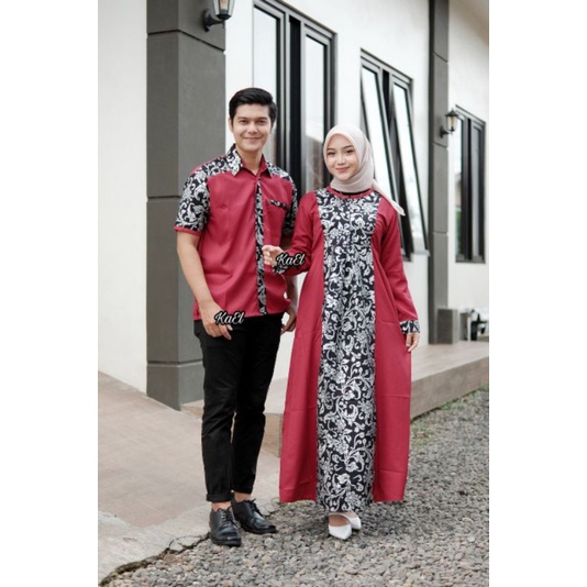 Couple gamis keluarga ayah ibu dan anak bakung