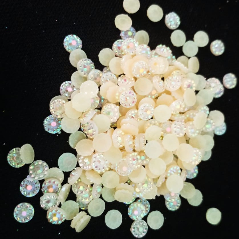 Candy Rhinestone AB 4mm | Bahan Deco | Deco Case | Untuk nail art promo