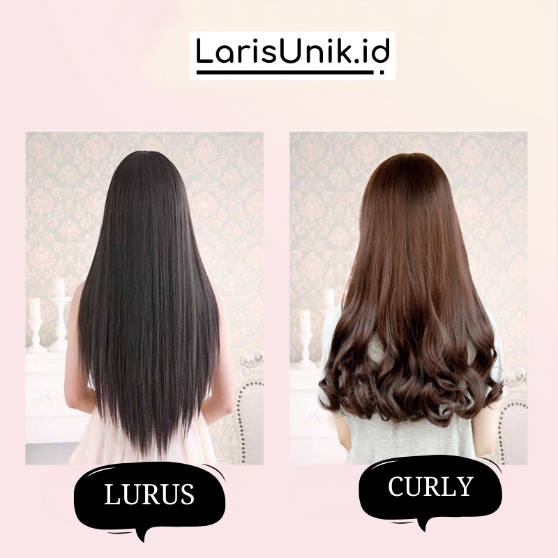 Alat Catokan Pelurus Dan Curly Rambut Salon Catok Catokkan Carokan Cantok Centokan Setrika Styling Curly Kerli Keriting Kriting Pengeriting Pengriting Pengkriting Rambut Permanen Keramik Ion Bagus Otomatis Mini Terbaru Ori Hitam