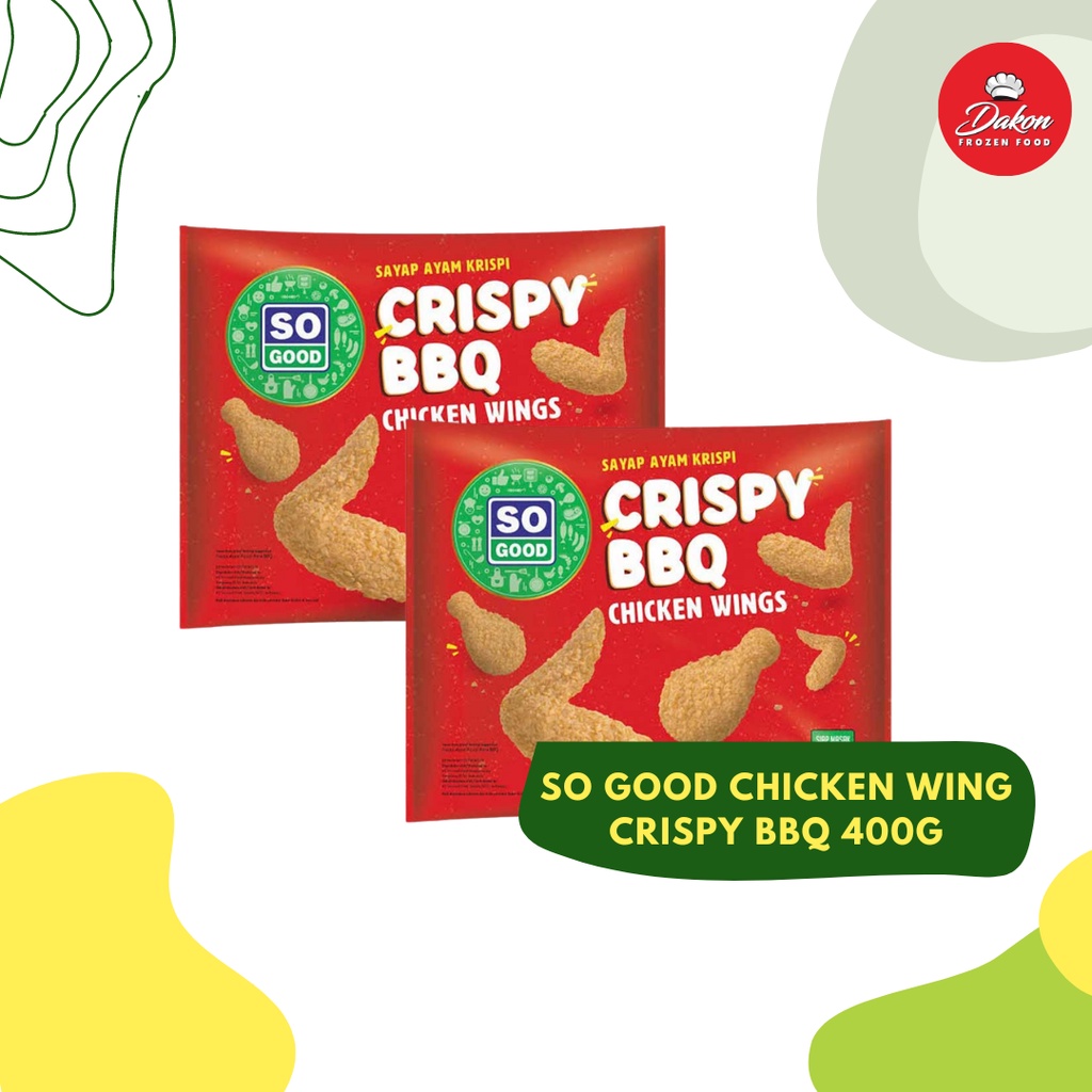 

So Good Chicken Wing Crispy BBQ 400g