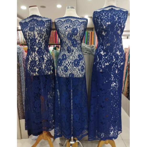 bahan kebaya brokat semi prancis