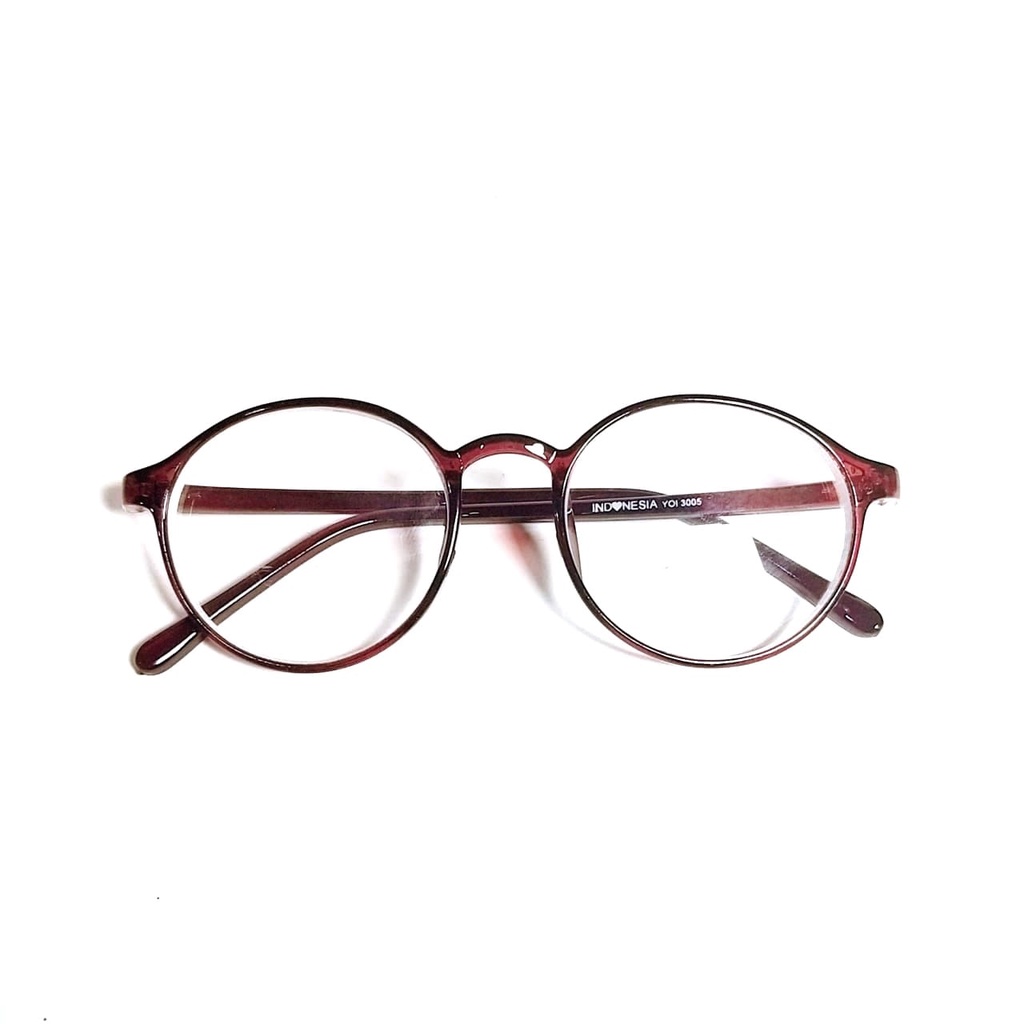 NEW ARRIVAL Kacamata Minus Oval Retro Wanita PRIA Style Korean 0.50-4.00 Free Box Dan Lap Pembersih Sungglasses Vintage New