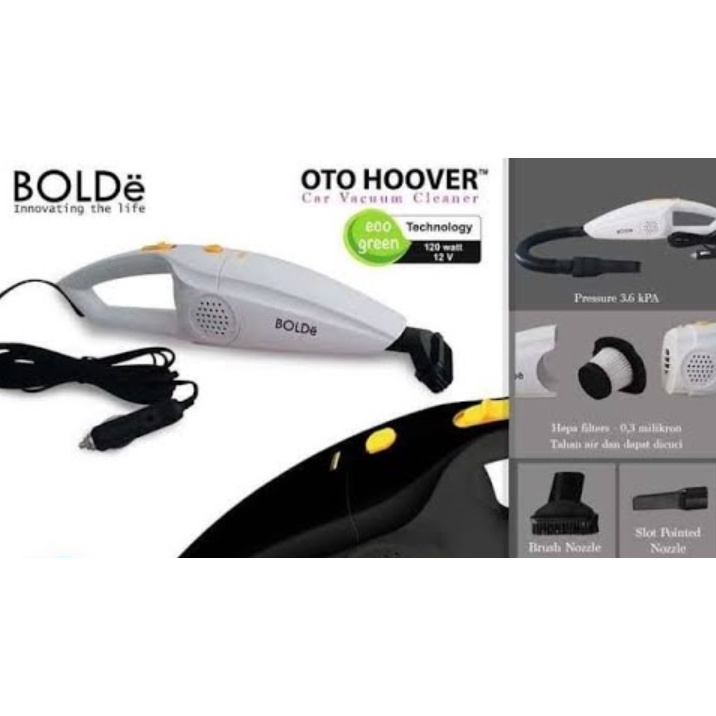 BOLDE OTO HOOVER TURBO VACUUM CLEANER MOBIL / PENYEDOT DEBU