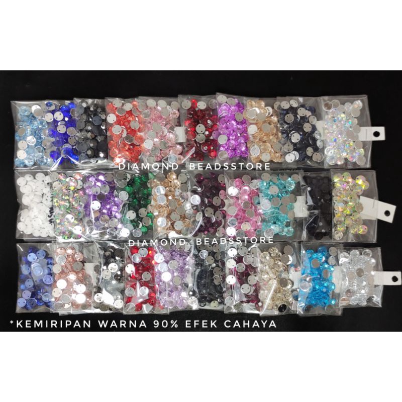 Payet permata diamond bulat 7-8mm