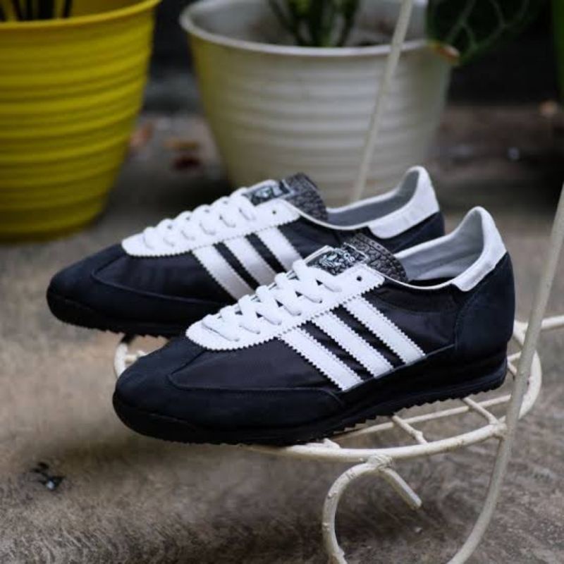 ADIDAS SL 72 BLACK WHITE ORIGINAL OEM SNEAKERS PRIA