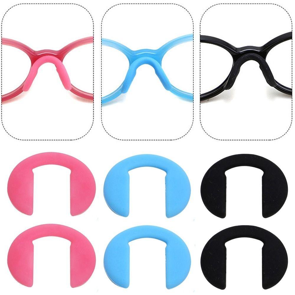 Needway Bantalan Kacamata 2pcs /set Anak Bantalan Kacamata Bantalan Kacamata Untuk Pria Anti Slip Silikon Wanita Eyeglasses Pads Eyewear Ear Hook