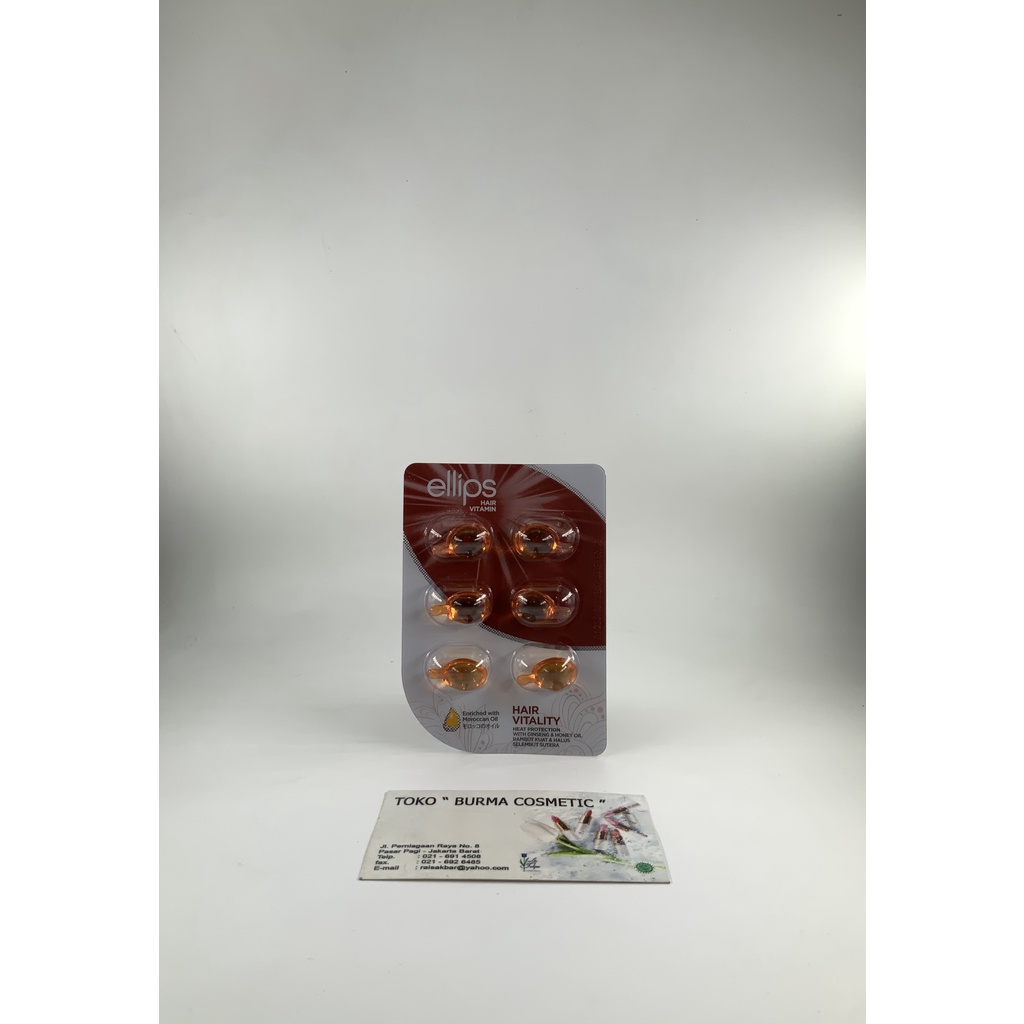 ELLIPS HAIR VITAMIN HAIR VITALITY WITH GINGSENG &amp; HONEY OIL 6 capsule