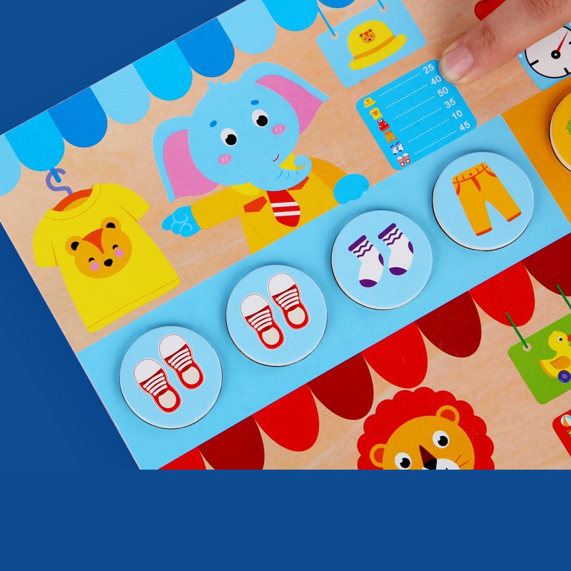 NEW Mainan edukatif untuk anak / sticker magnetik / puzzle mainan menempel