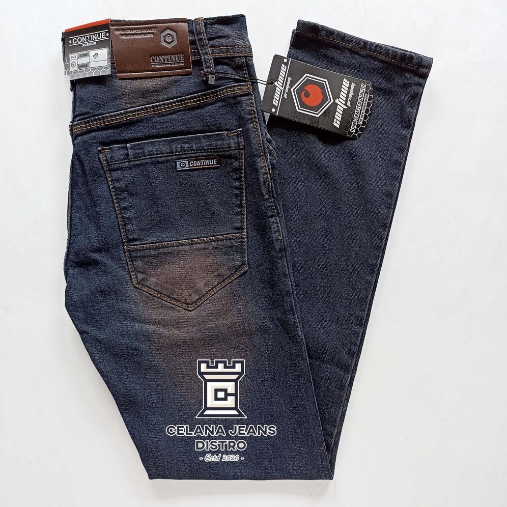 [Produk 7979] Celana Jeans Panjang Pria Bio Brown Distro Continue 79