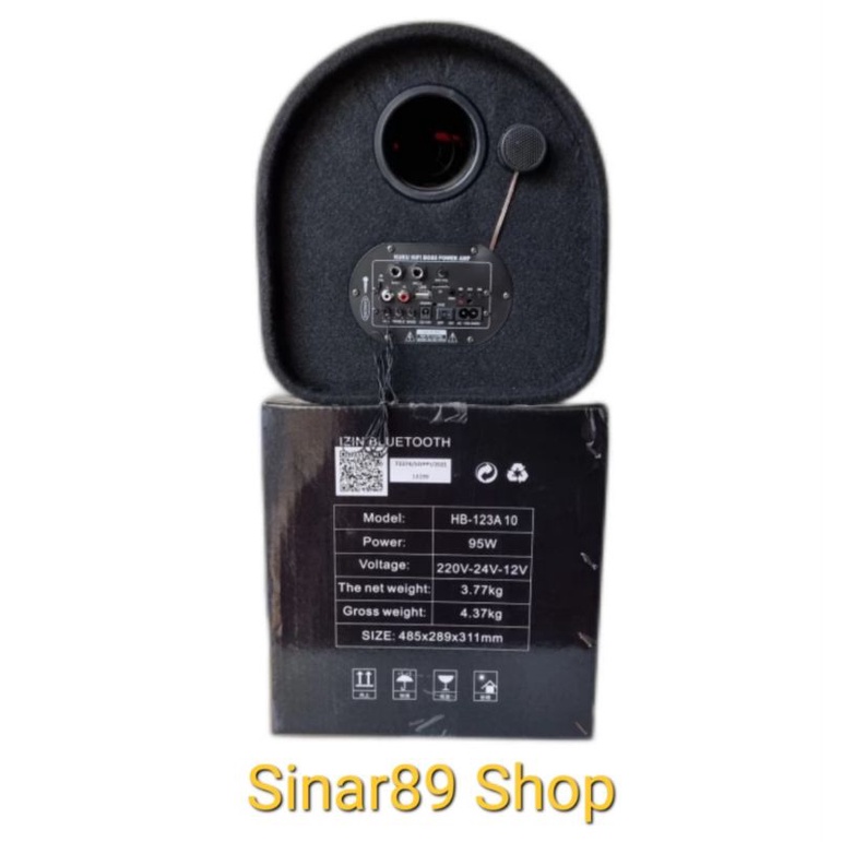 Speaker Bluetooth 10 inch AC/DC Hyperbass HB123A / Speaker Basstube