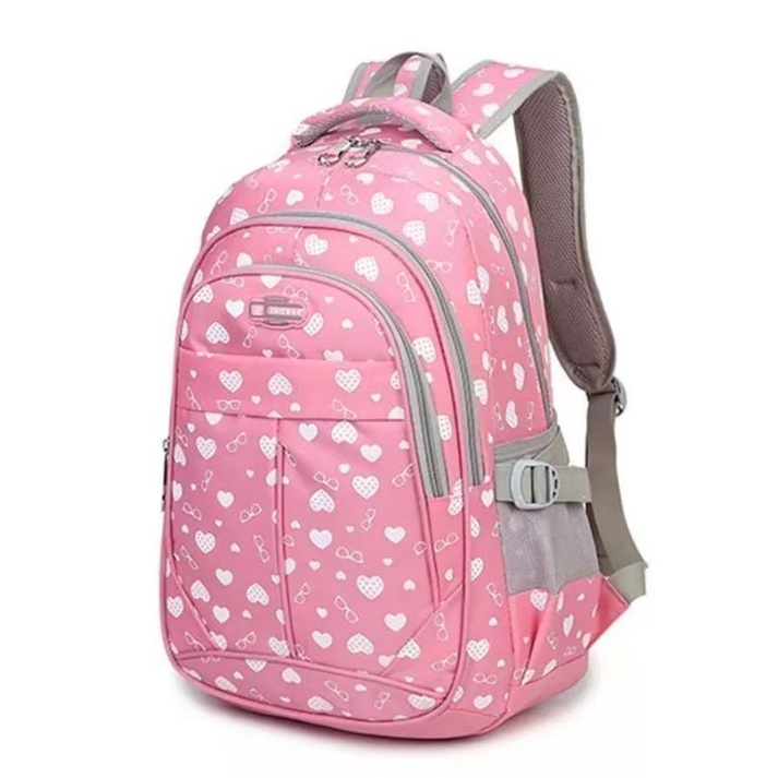 Tas Ransel sekolah Anak Motif Love Backpack Sekolah anak Perempuan SD SMP