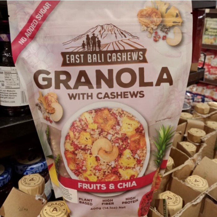 

East bali cashew granola fruit & chia 400gr