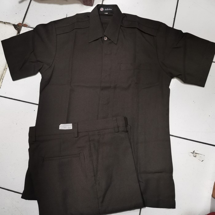 Setelan Safari Satpam Baru /Seragam Setelan Satpam/Safari Buat Satpam