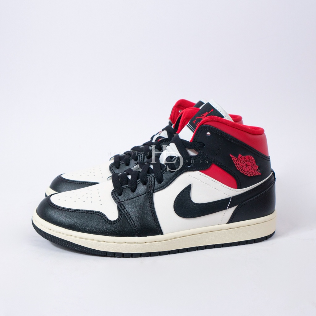 Air Jordan 1 Mid Gym Red Panda (W) BQ6472-061 100% Original