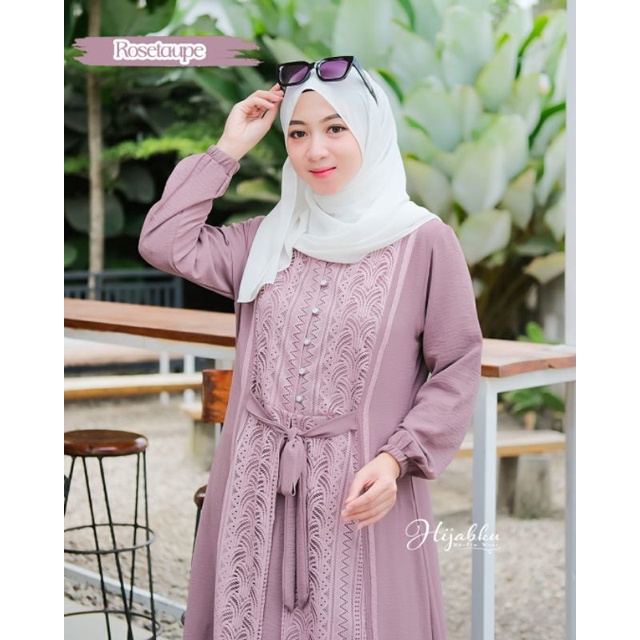Malika Dress by Hijabku | Gamis Malika Hijabku