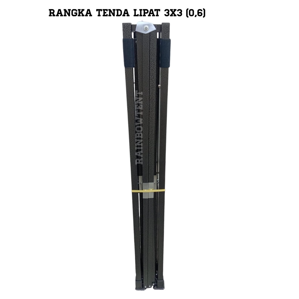 Rangka Tenda Lipat 3X3 Besi 0,6 (Tidak Termasuk Atap)
