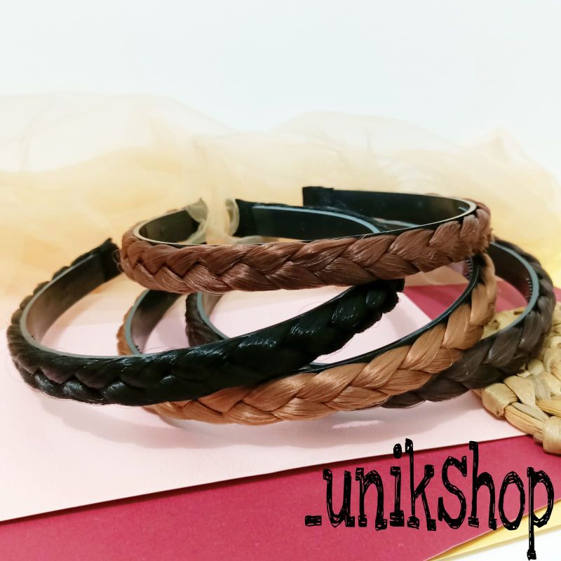 Bando Kepang Wig Bandana Rambut Palsu