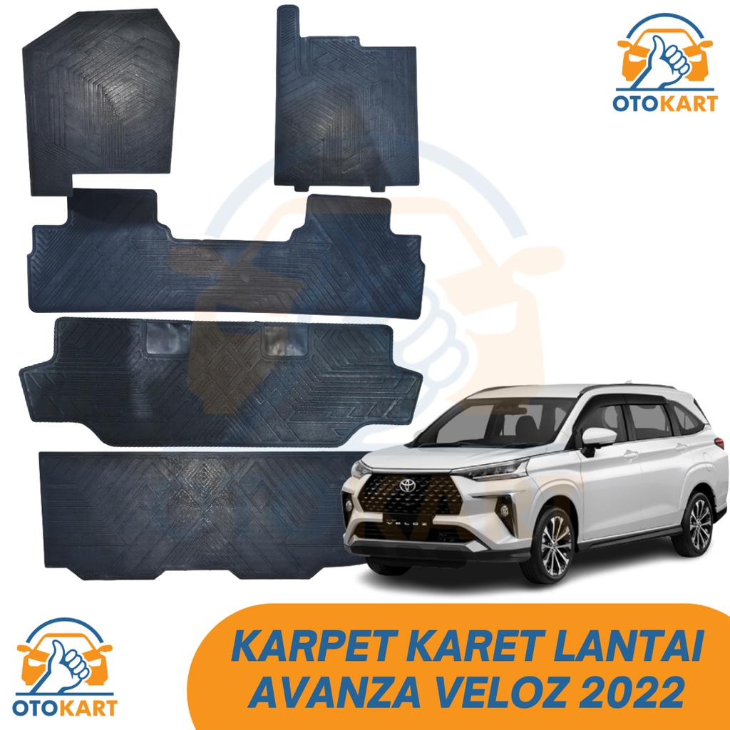 KARPET LANTAI KARET AVANZA VELOZ 2022  / KARPET KARET MOBIL XENIA 2022 / KARPET AVANZA XENIA 2022 / 